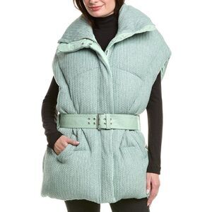 Khrisjoy Womens  Iconic Puffer Vest, Green